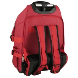 1680D Trolley Laptop Backpack Red Back